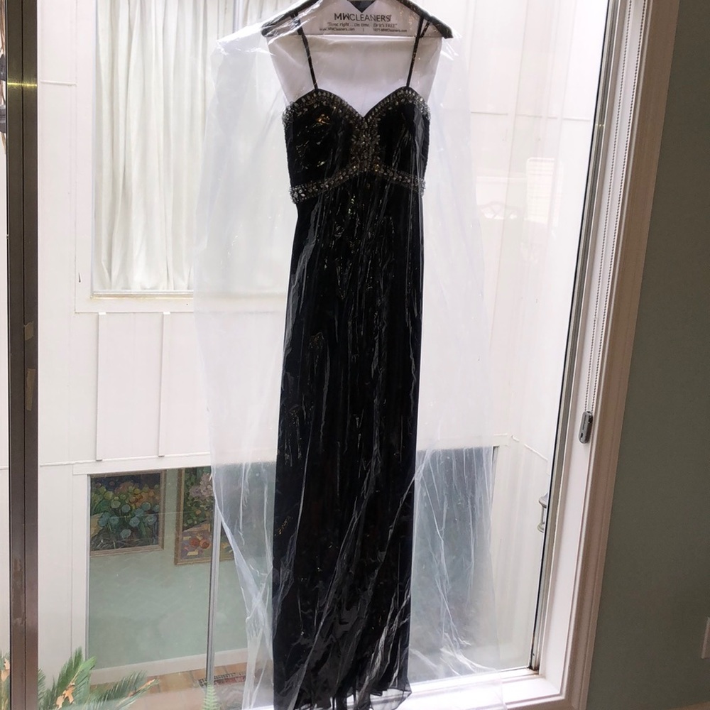 Elegant NAVY long cocktail or dance dress